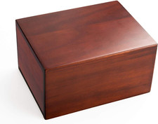 PCS Cremation Urns for Ashes, Pet Memorial Funeral Urns Box,Wooden Decorative Ur