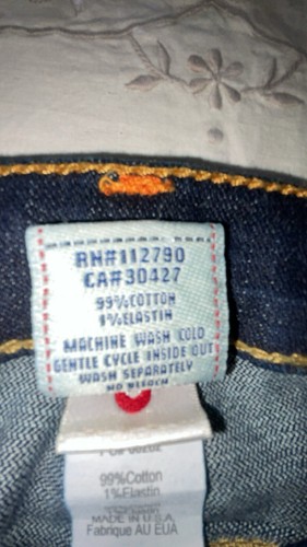 True Religion Joey Flare Jeans: Size 26 X 31 Style 10503 Dk Wash - Picture 6 of 14