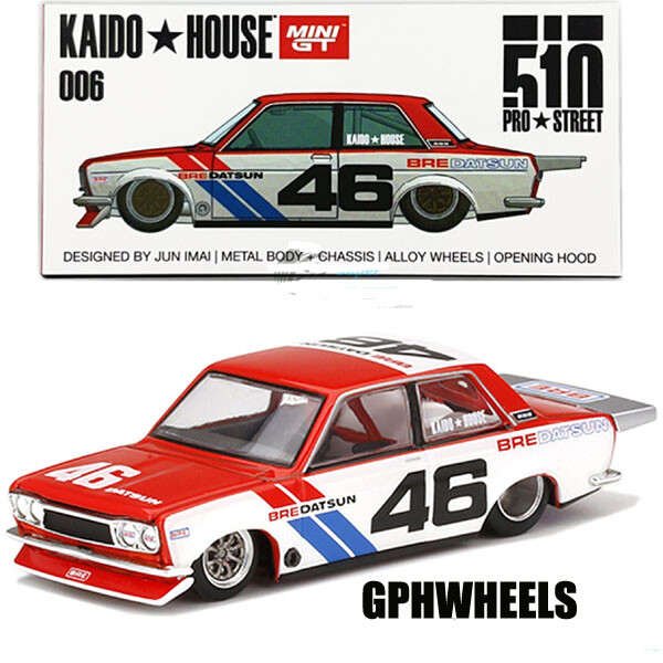 '71 BRE DATSUN 510 ミニカー 71 BRE DATSUN 510 Car Culture 2-Carセットのレビュー！Vintage
