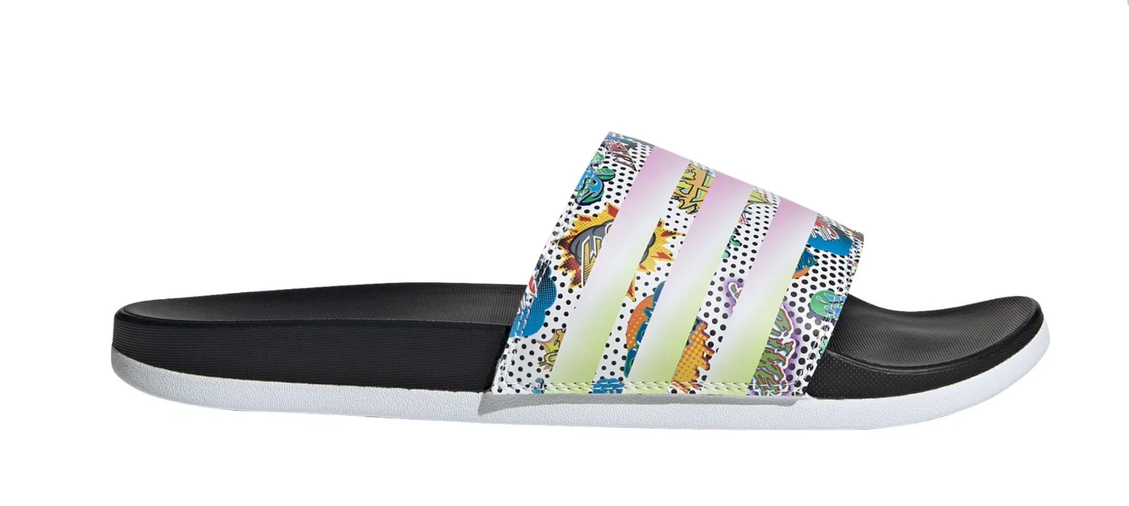 *NEW* MEN Adidas Originals ADILETTE SLIDES multi color (FX5860), Sz 9.0 - 14.0