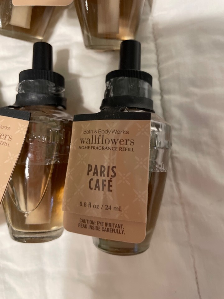10 PARIS CAFE Wallflowers refill Bath & Body Works coffee vanilla