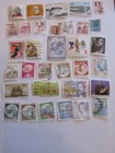 Europe used postage stamps, lot, 130 stamps UK, Germany, Italy, USSR, Austria — photo 3