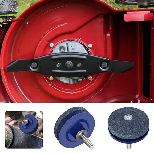 5Pcs Lawn Mower Sharpening Lawnmower Blade Sharpener Rotary Drills Garden Tool A - Picture 11 of 13