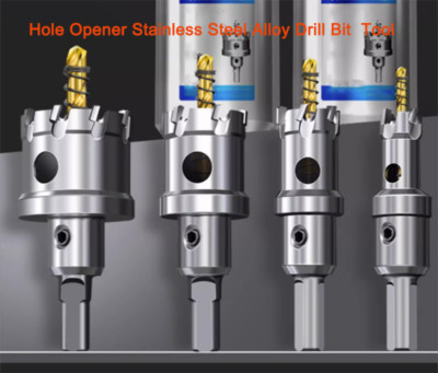 1pcs Hole Opener Stainless Steel Alloy Drill Bit  Tool For Drill Hole On Iron