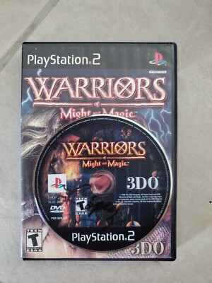 Warriors of Might and Magic (Sony PlayStation 2, 2001) PS2 COMPLETE CIB Game Euc
