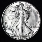BU 1943-S Walking Liberty SILVER Half Dollar UNCIRCULATED UNC MS