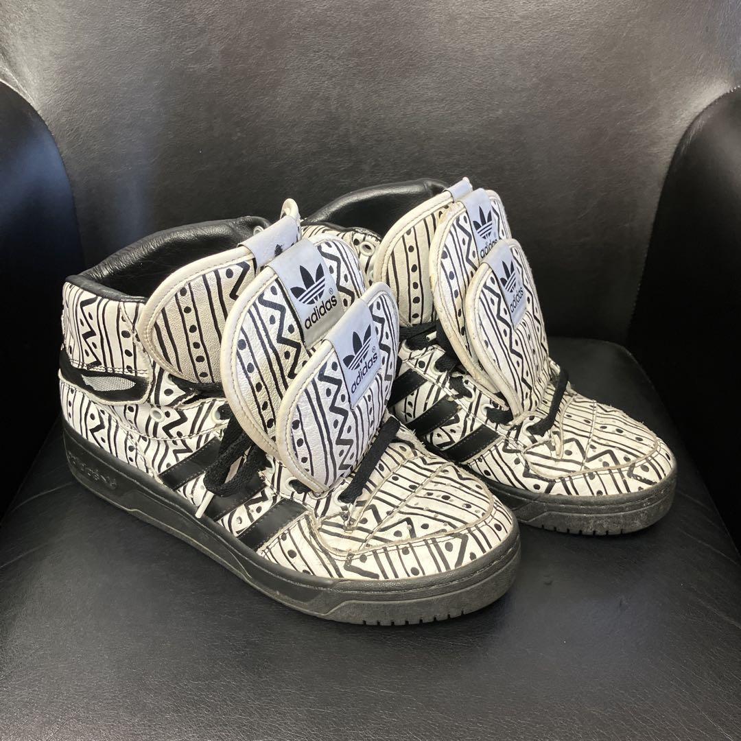 Jeremy Scott x Adidas Geometric High-Top Sneakers 8.5US Jeremy Scott x Adidas Geometric High-Top Sneakers 8.5US