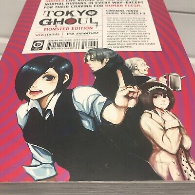 Tokyo Ghoul Manga Monster Edition Vol 1 1-2-3 Shu Ishida Tokyo Ghoul Manga Monster Edition Vol 1 1-2-3 Shu Ishida