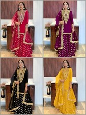 Palazzo Suit Punjabi Salwar Kameez Readymade Stitched Pakistani Indian Bollywood