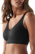  49 True  Co True Body Boost V-Neck Bra Black Sz M