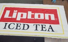 Vintage Lipton Iced Tea Drink Advertising BeachTowel Blanket 56x30&rdquo; Ice Beverage