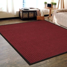 4x5ft Entrance Mat Commercial Indoor Outdoor Area Rug Non-Slip Backed Floor Mat