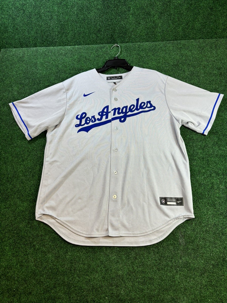 Nike Clayton Kershaw Los Angeles Dodgers Grey Jersey XL NWOT | eBay