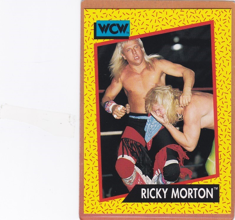 1991 IMPEL WCW WRESTLING RICKY MORTON #100 NMMT/MINT *A14729