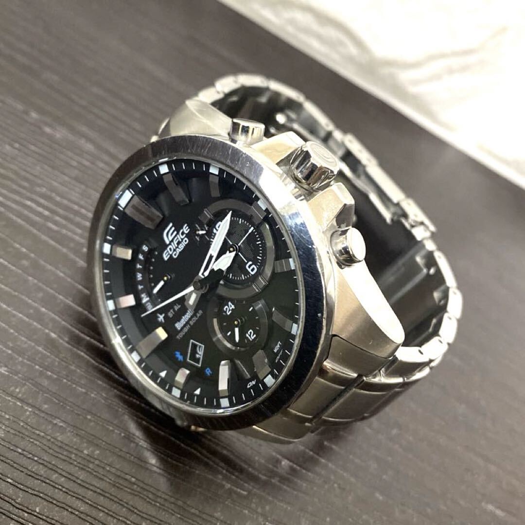や*ー様 【写真更新】CASIOメンズ時計 EDIFICE EQB-510 Casio Edifice EQB-510 Bluetooth Analog Solar Watch - Vintage