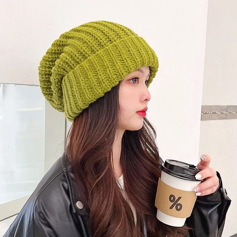 Loose knit cap sales
