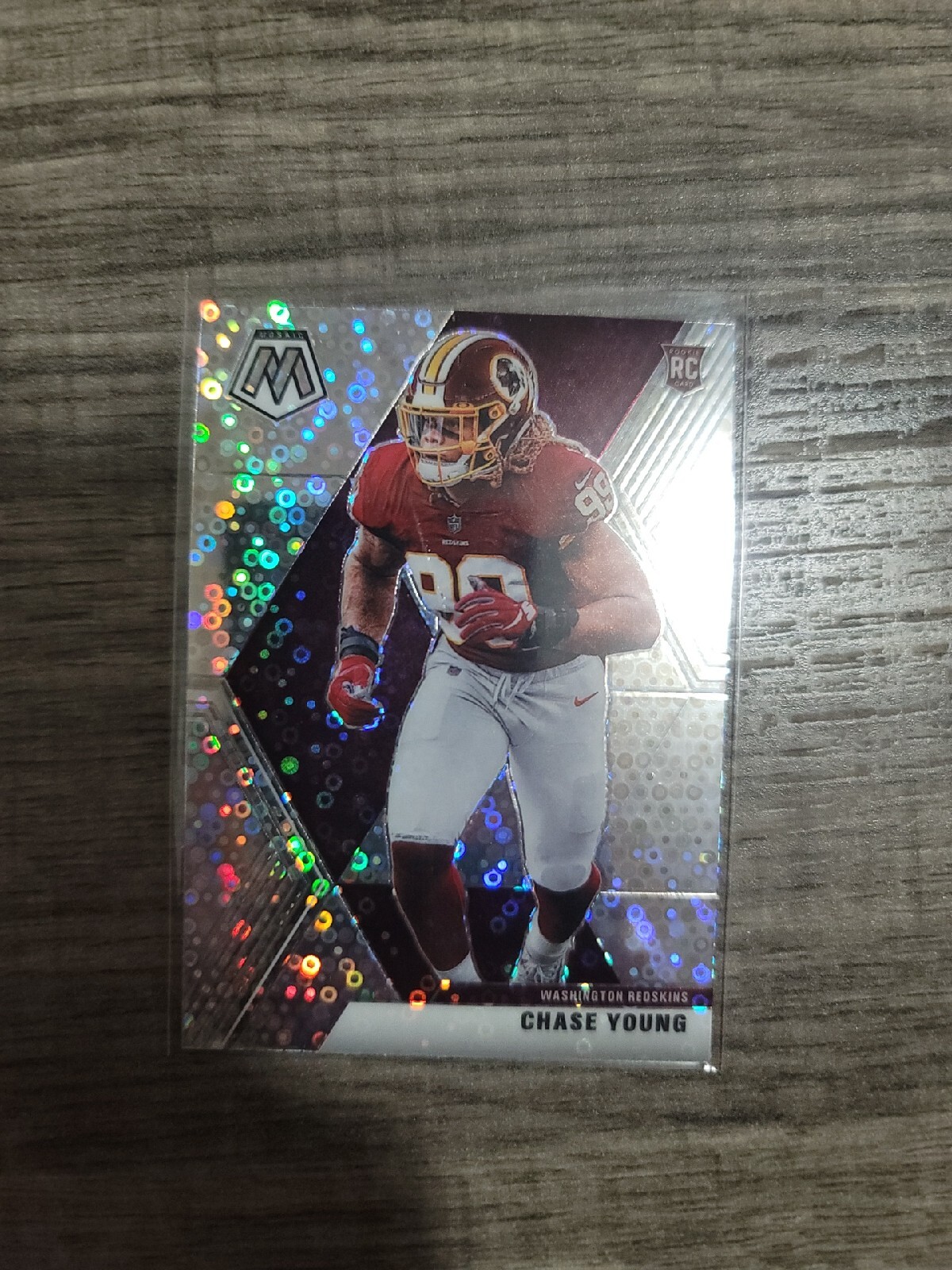 CHASE YOUNG SILVER DISCO RC. NO. 202. 2020 mosaic COMMANDERS