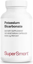 Supersmart Potassium Bicarbonate 5400Mg, Electrolyte Mineral ,120 Capsules
