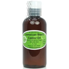 BLACK CASTOR OIL 100% PURE ALL NATURAL CARRIER OIL ORGANIC BY DR.ADORABLE 4 oz 