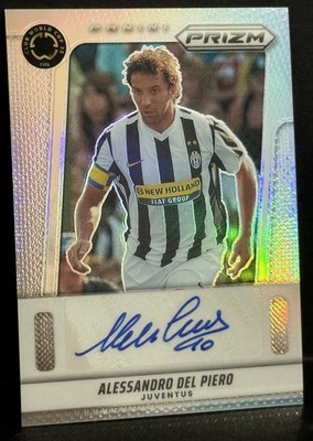 【匿名配送】【入手困難】ユベントス　青　黄　DEL PIERO　away 2025 Prizm FIFA Club World Cup Alessandro Del Piero Flashback Auto