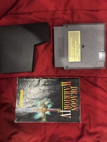 Dragon Warrior IV 4 (Nintendo Entertainment System NES) Complete CIB Manual Map