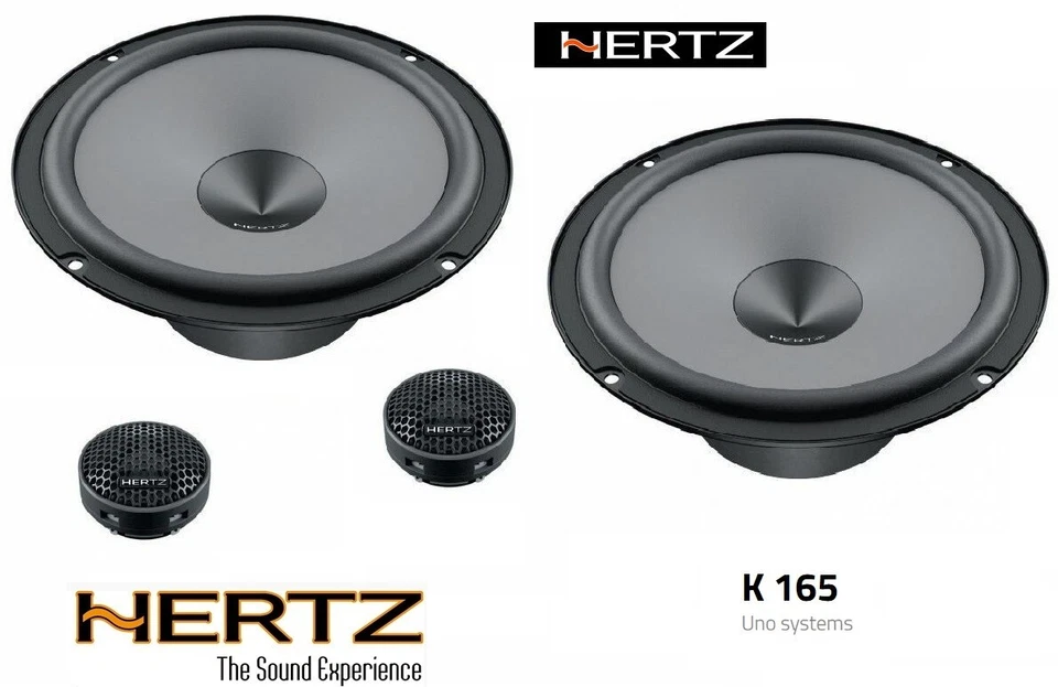 Ensemble de haut-parleurs composants 2 voies Hertz UNO K 165 16,5 cm (6,5")... - Photo 4/4