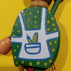 Vintage Wooden Nurse Pull-String Marionette Puppet ornament Taiwan VG — photo 5