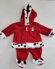 Vintage Disney Store 101 Dalmatians Baby Girls 2 Piece Outfit Size 6-9 Mos RARE