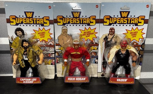 WWE Superstars Serie 7 VADER Mattel Walmart Exclusive Lou Albano Hulk Hogan Lot