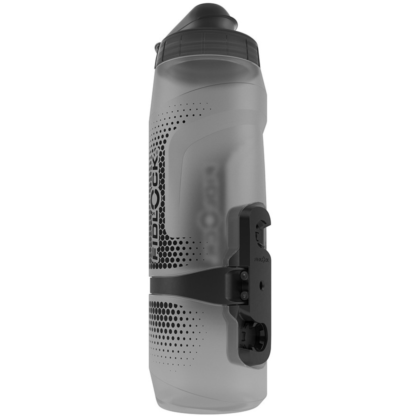 Fidlock Twist Single 800ml Water Bottle (Transparent Black) - Magnetic Mounting