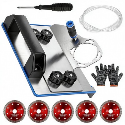 Tile Chamfering Tool 45 Degree for 100-Type Angle Grinders with 5 Blades, 39''