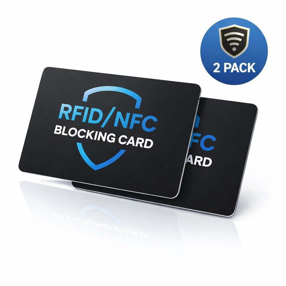 RFID NFC Blocking Card Contactless Credit Debit Card Protector Anti ...