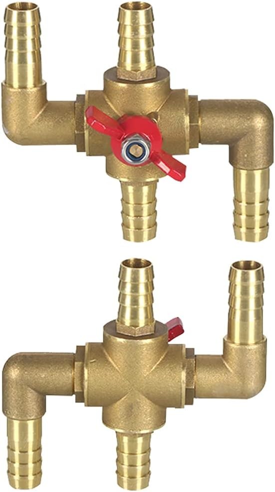 All Solid Brass Body Automobile Integrated 4-Way Heating Water 3/4"(19mm)