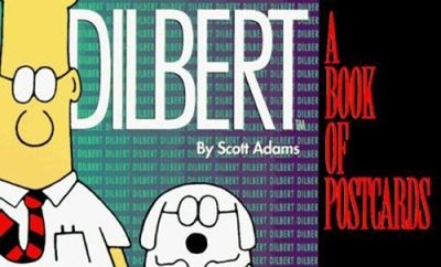 Dilbert Postcard Book Paperback Scott Adams
