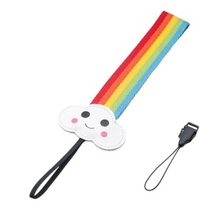 1PC Instant Camera Wristband Universal Smile Cloud Rainbow Wrist Strap Phone