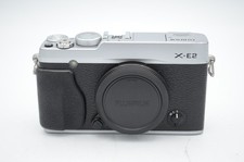 FUJIFILM X-E2 Mirrorless Camera Body, Silver 16.3MP with Battery  Charger