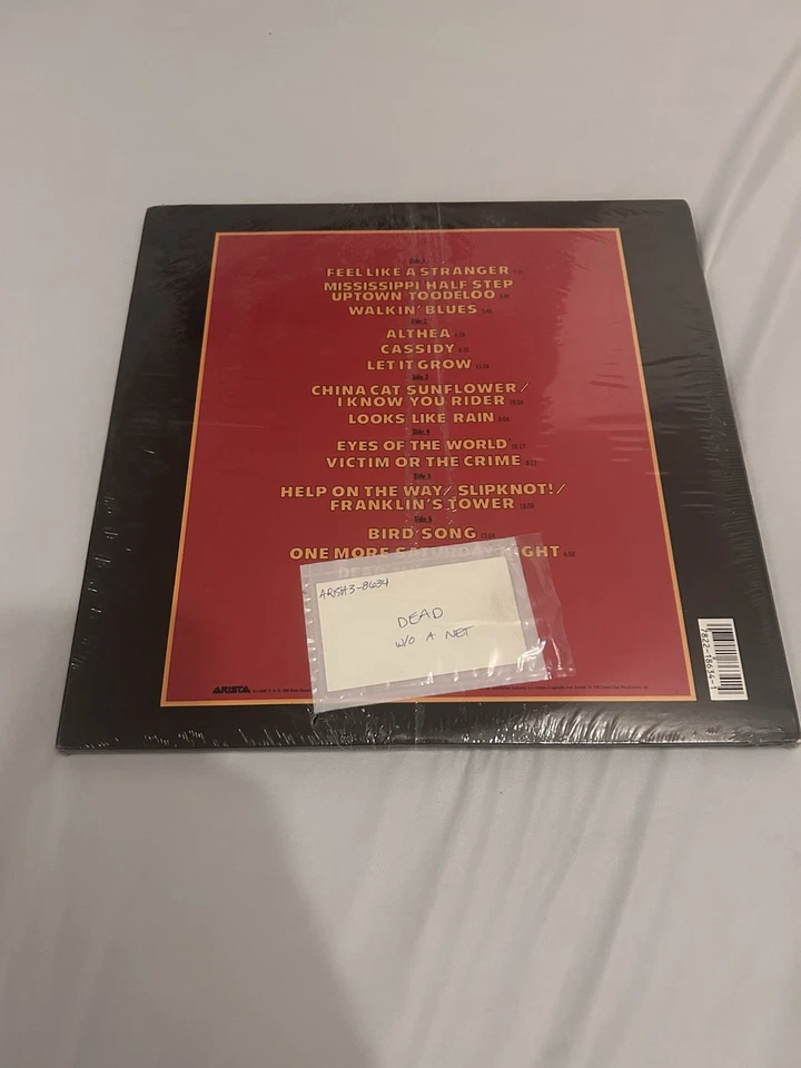 GRATEFUL DEAD~WITHOUT A NET 3LP MINT SEALED! (1990) ORIG US 1ST PRESS Foto 2 de 4