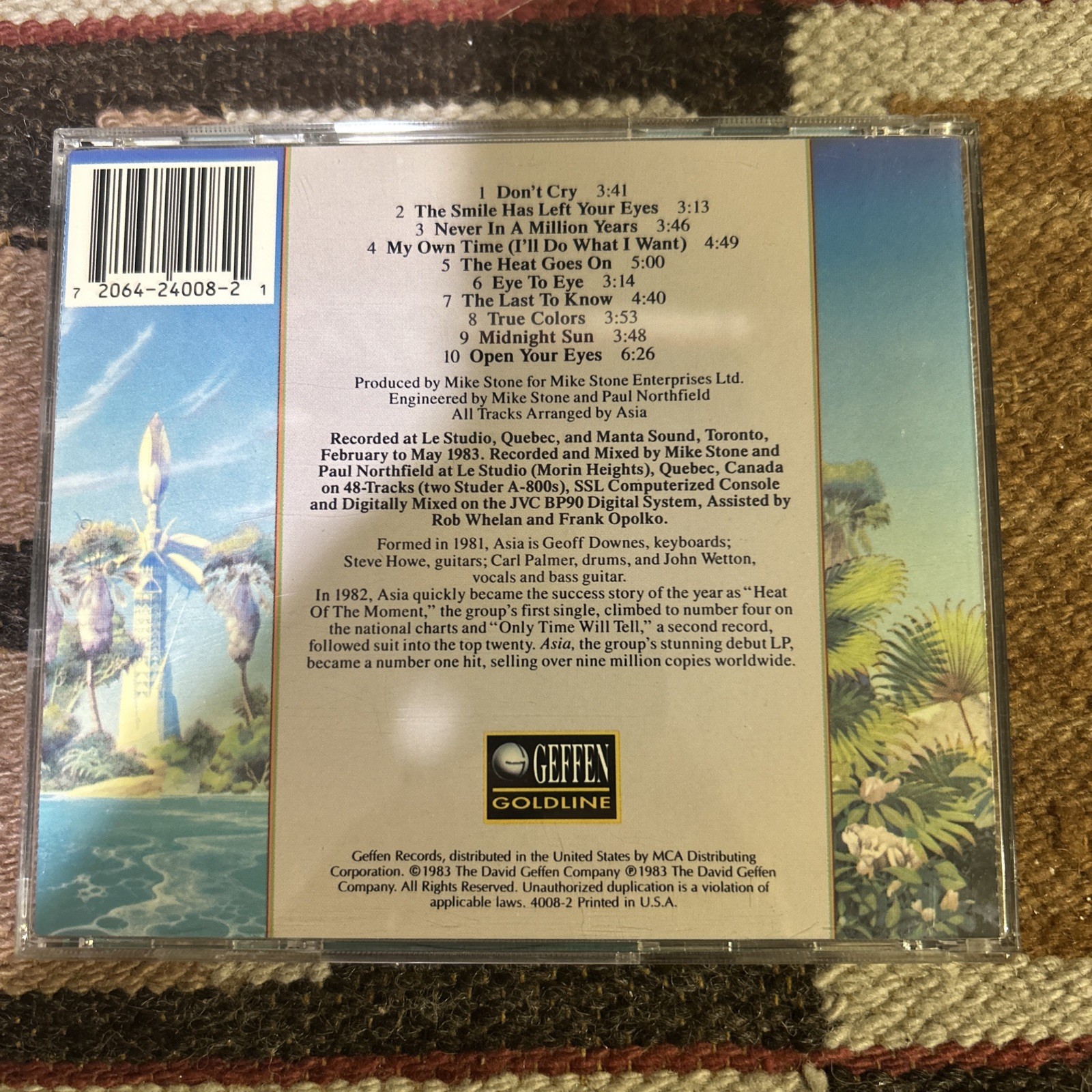 Asia Alpha CD 720642400821| eBay