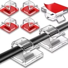 Transparent Cable Clips Pack and Structure