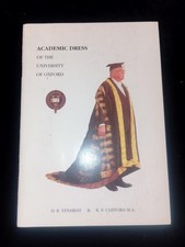 Academic Dress of the University of Oxford Venables & Clifford robes gowns hats