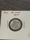 1960 ROOSEVELT DIME UNCIRCULATED DDO - 90% Silver
