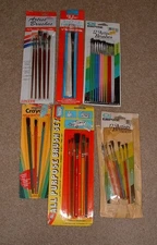 Assorted Small Artist Brushes New