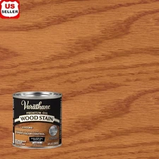 Premium Oil Based Wood Stain Interior Finish Colonial Maple 4 Pack Half Pint New