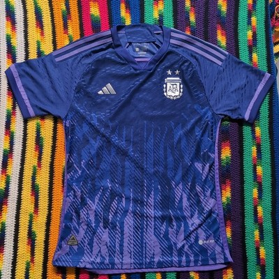 Mint Adidas Argentina 2022 World Cup Away Soccer Jersey Kit Mens