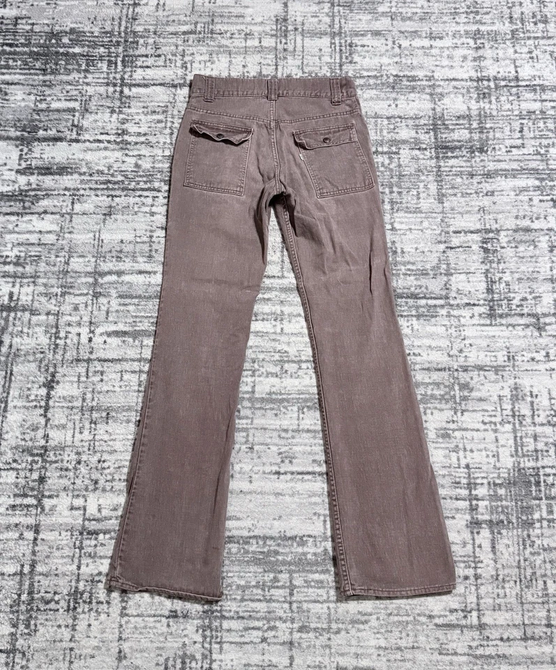 Pantalones Levis Cargo Bush Vintage Años 70 Campana Parte Inferior Acampanada Garra EE. UU. Para hombres Talla 30x34 Foto 2 de 4