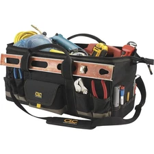 CLC 32-Pocket Megamouth Tote Bag, 24in.W x 11in.D x 12in.H, Model# 1164