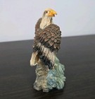 RARE VTG Pair Bald Eagle Figurines Hand Painted Fishing Eagles Collectible Set — photo 5