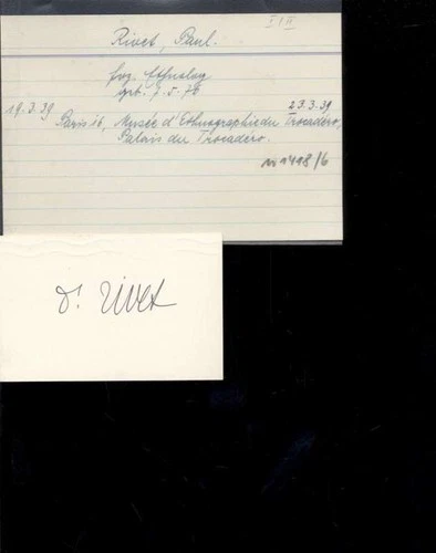(n1418) Original Signature Paul Rivet