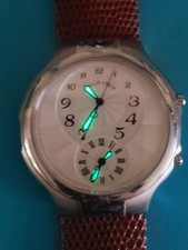 Philip Stein Teslar “Dual Chip Quantum Technology" "Teslar Round" Dual Time