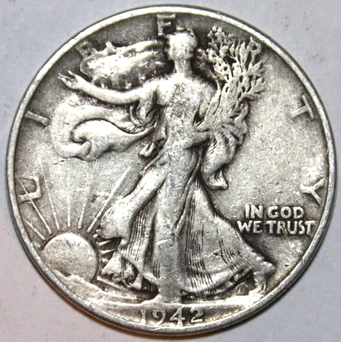 1942-P Walking Liberty Half Dollar - Very Fine - #1331EC